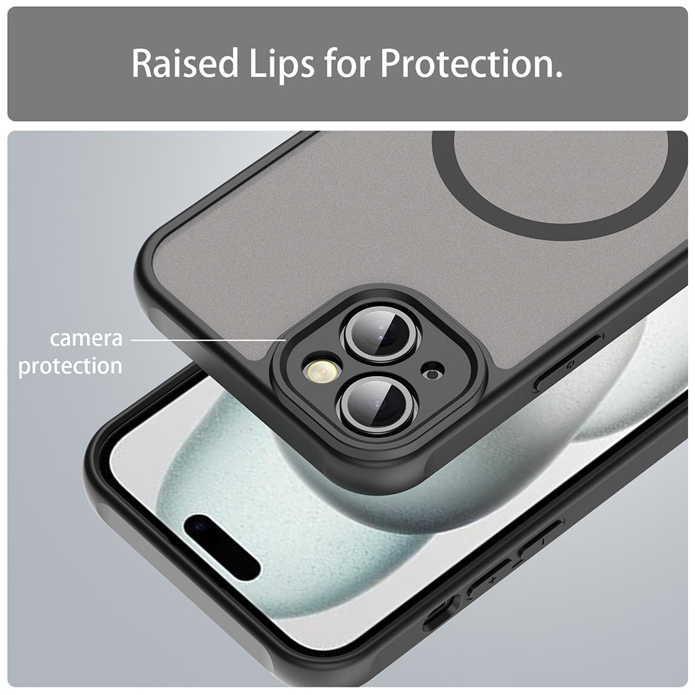 Etui MagSafe do Apple iPhone 14, Techsuit, HaloFrost II, czarne