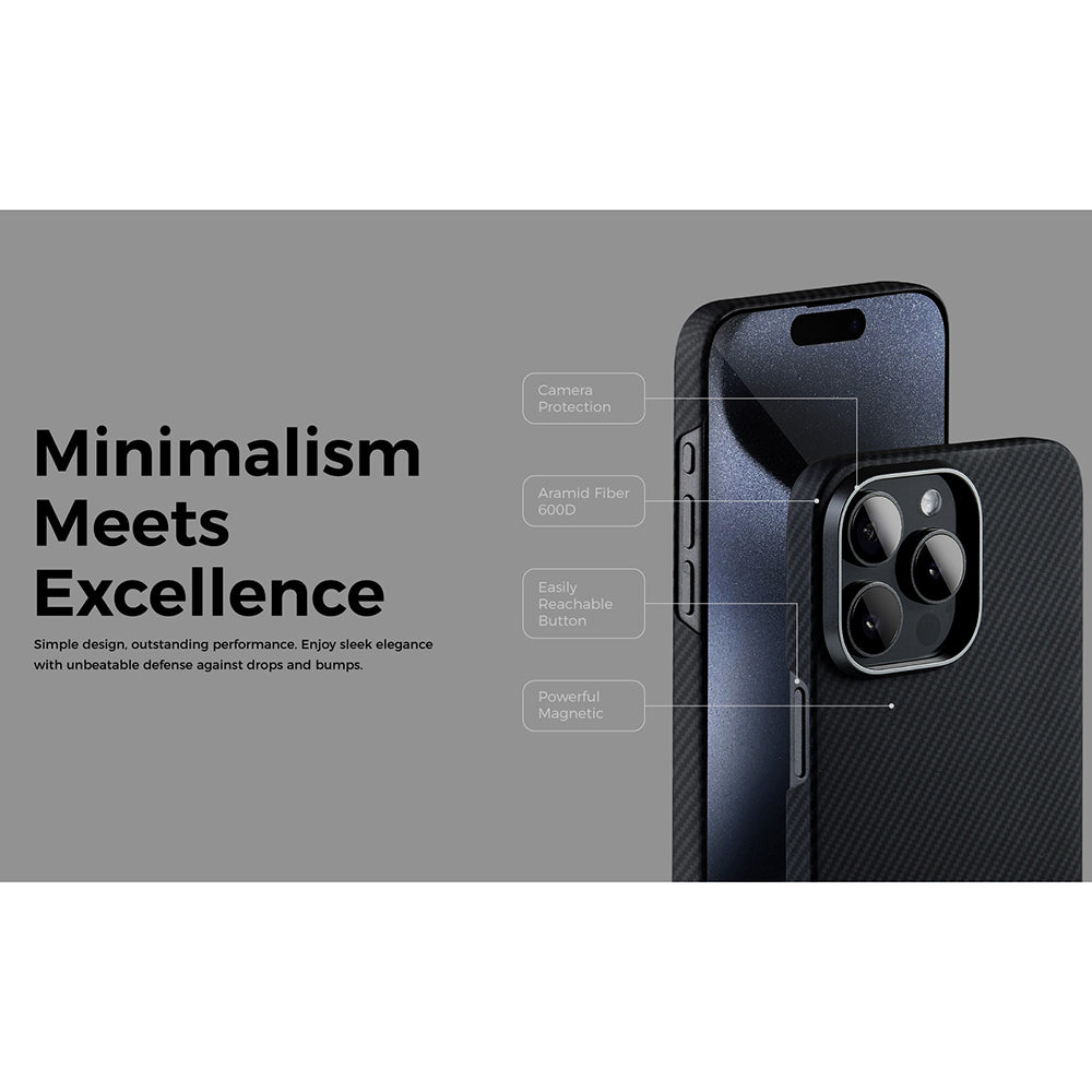 Etui MagSafe dla Apple iPhone 15, Edizard, Air, Czarne