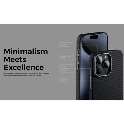 Etui MagSafe dla Apple iPhone 15, Edizard, Air, Czarne