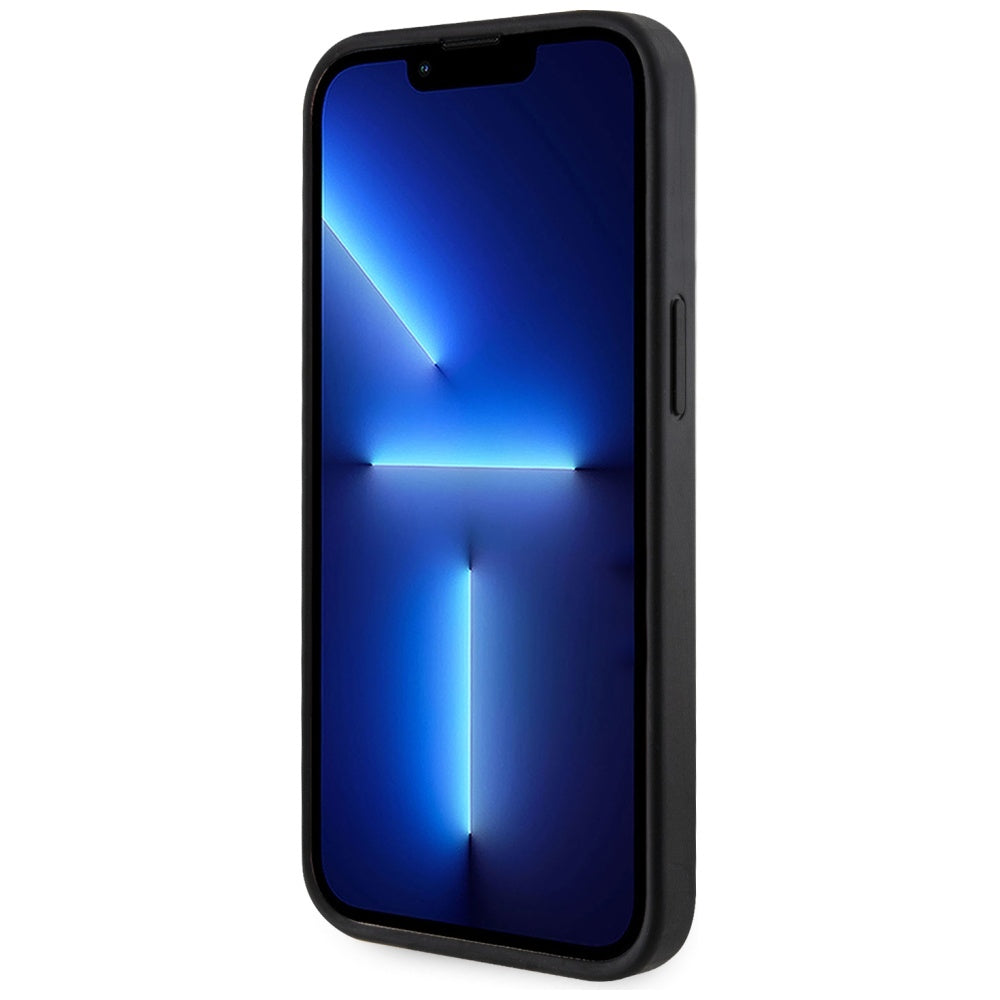 Etui MagSafe dla Apple iPhone 15, Guess, Cardslot 4G Stripes, Czarne