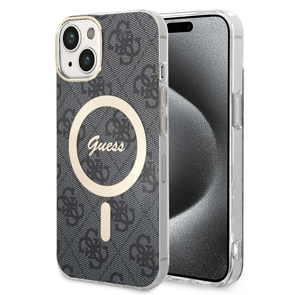 Etui MagSafe dla Apple iPhone 15 Plus, Guess, IML 4G, Czarne