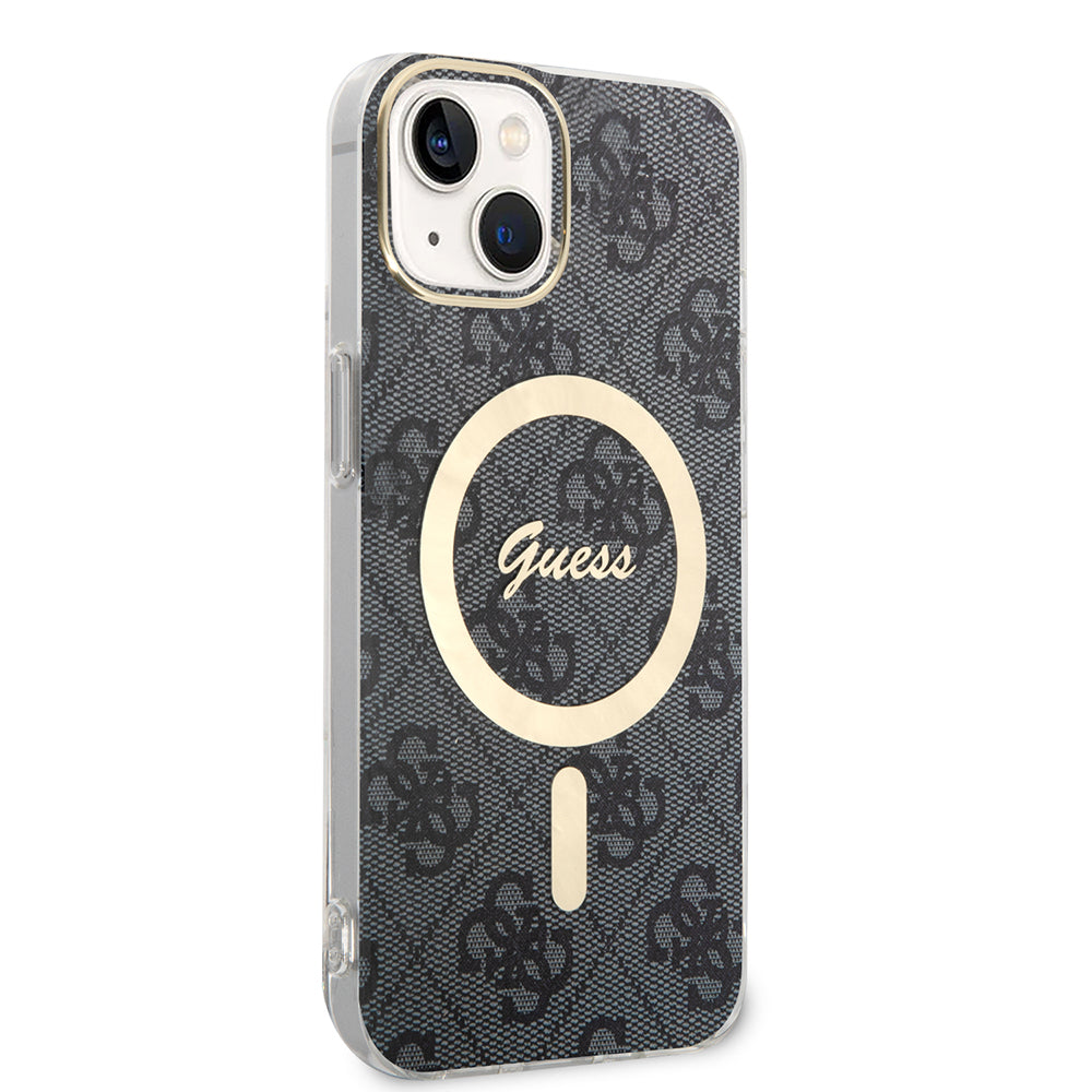 Etui MagSafe dla Apple iPhone 15 Plus, Guess, IML 4G, Czarne