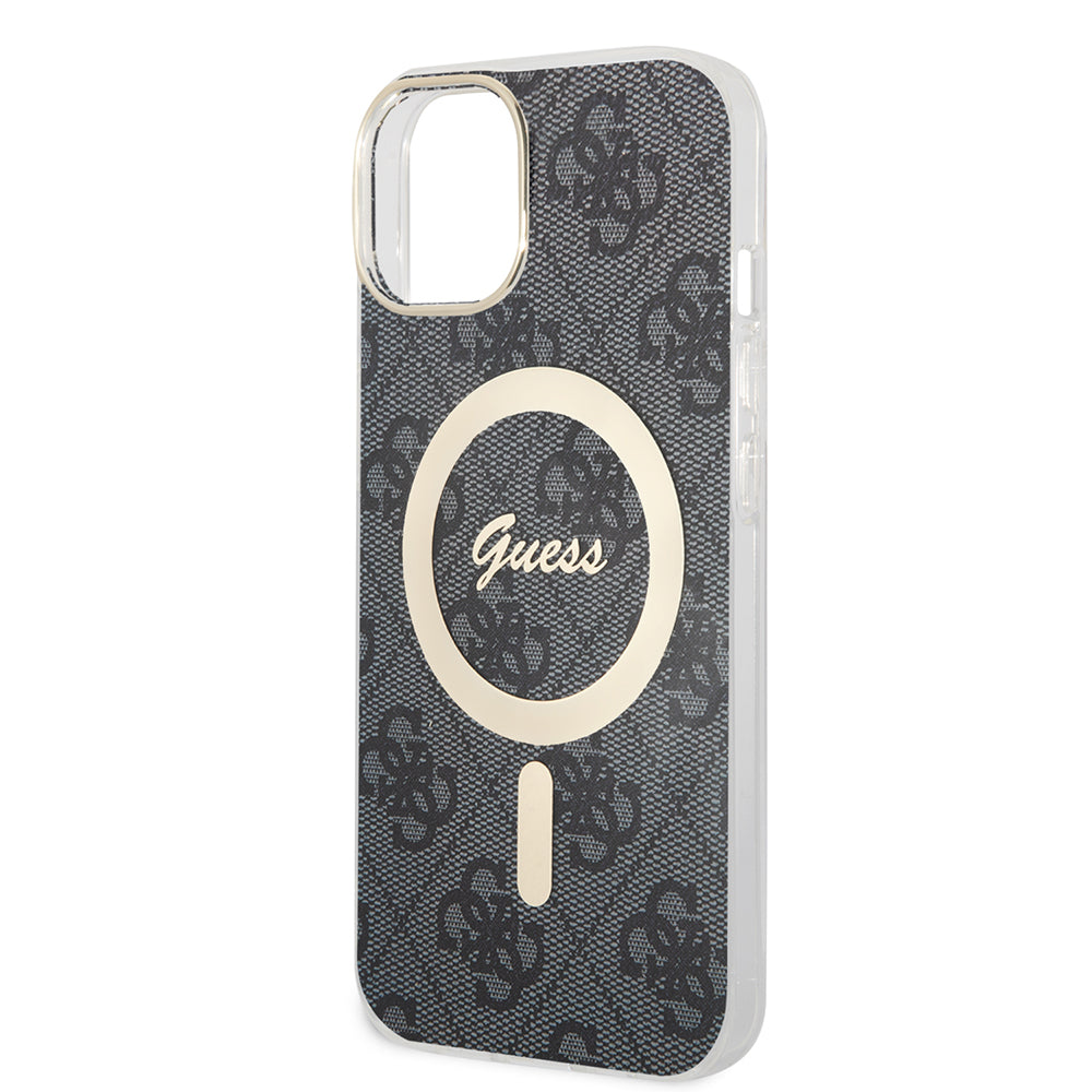 Etui MagSafe dla Apple iPhone 15 Plus, Guess, IML 4G, Czarne