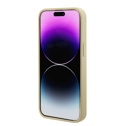 Etui MagSafe dla Apple iPhone 15 Plus, Guess, Saffiano, Złote