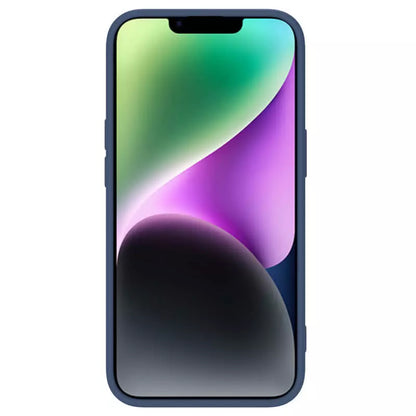 MagSafe Case for Apple iPhone 15 Plus, Nillkin, CamShield Silky, Blue