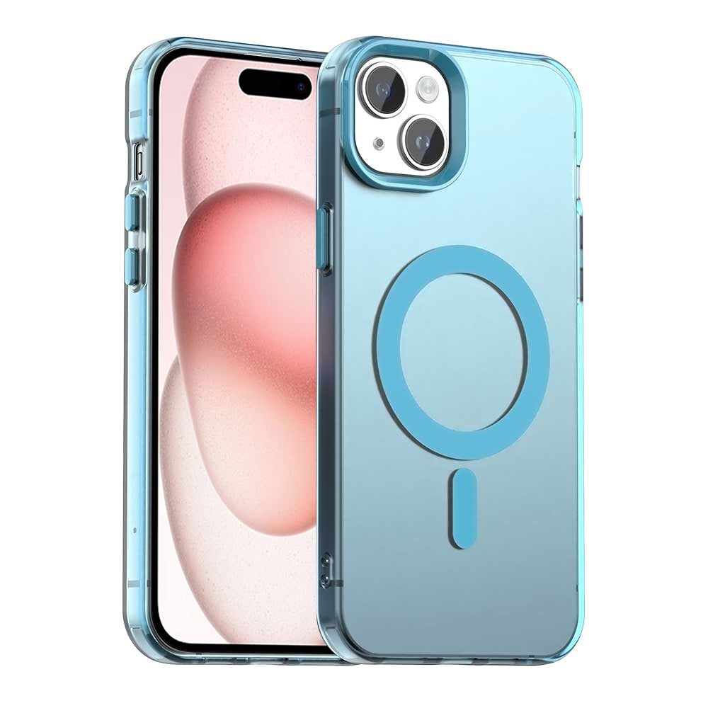 Etui MagSafe do Apple iPhone 15 Plus, Techsuit, CandyCase, niebieskie