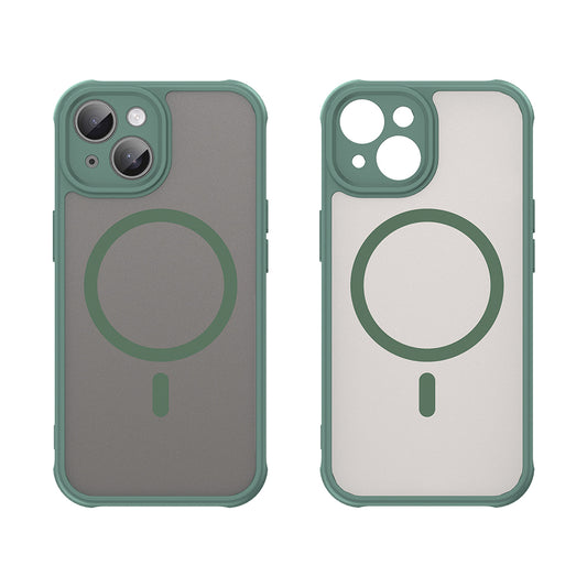 Etui MagSafe do Apple iPhone 15 Plus, Techsuit, HaloFrost II, Zielony