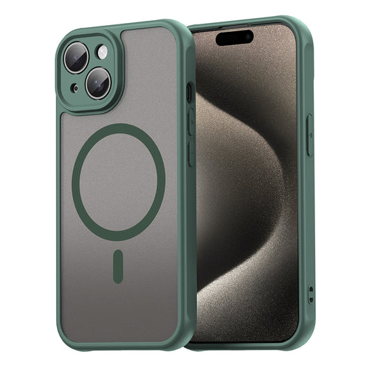 Etui MagSafe do Apple iPhone 15 Plus, Techsuit, HaloFrost II, Zielony