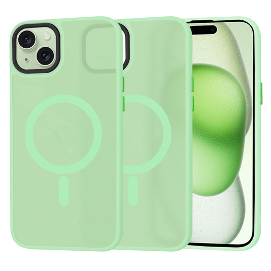 Etui MagSafe do Apple iPhone 15 Plus, Techsuit, HaloFrost, Jasnozielony