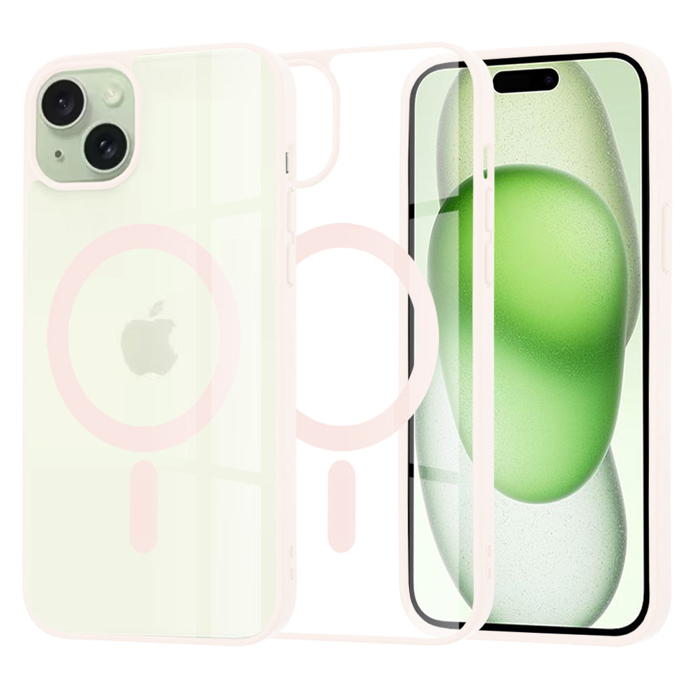MagSafe Case for Apple iPhone 15 Plus, Techsuit, Pro, Pink