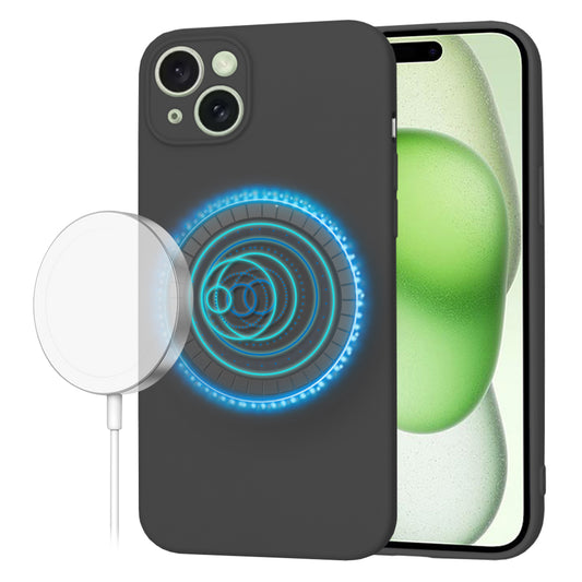 Etui MagSafe dla Apple iPhone 15 Plus, Techsuit, SoftFlex, Czarna