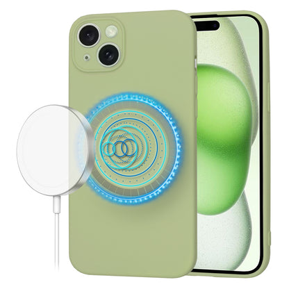 Etui MagSafe do Apple iPhone 15 Plus, Techsuit, SoftFlex, Matcha
