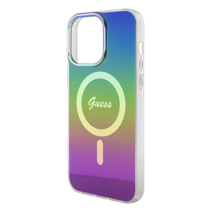 Etui MagSafe dla Apple iPhone 15 Pro, Guess, IML Iridescent, Wielokolorowe