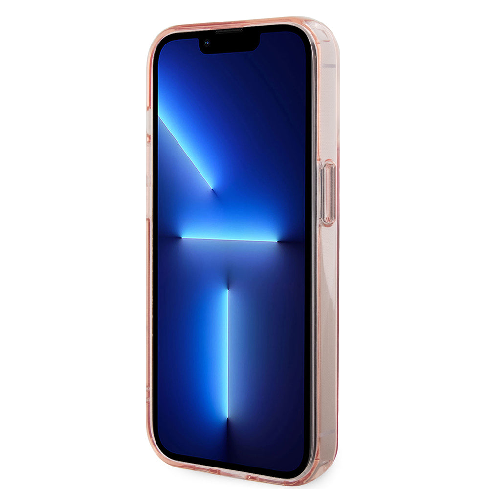 Etui MagSafe dla Apple iPhone 15 Pro, Karl Lagerfeld, Ring Stand Karl & Choupette, Różowy