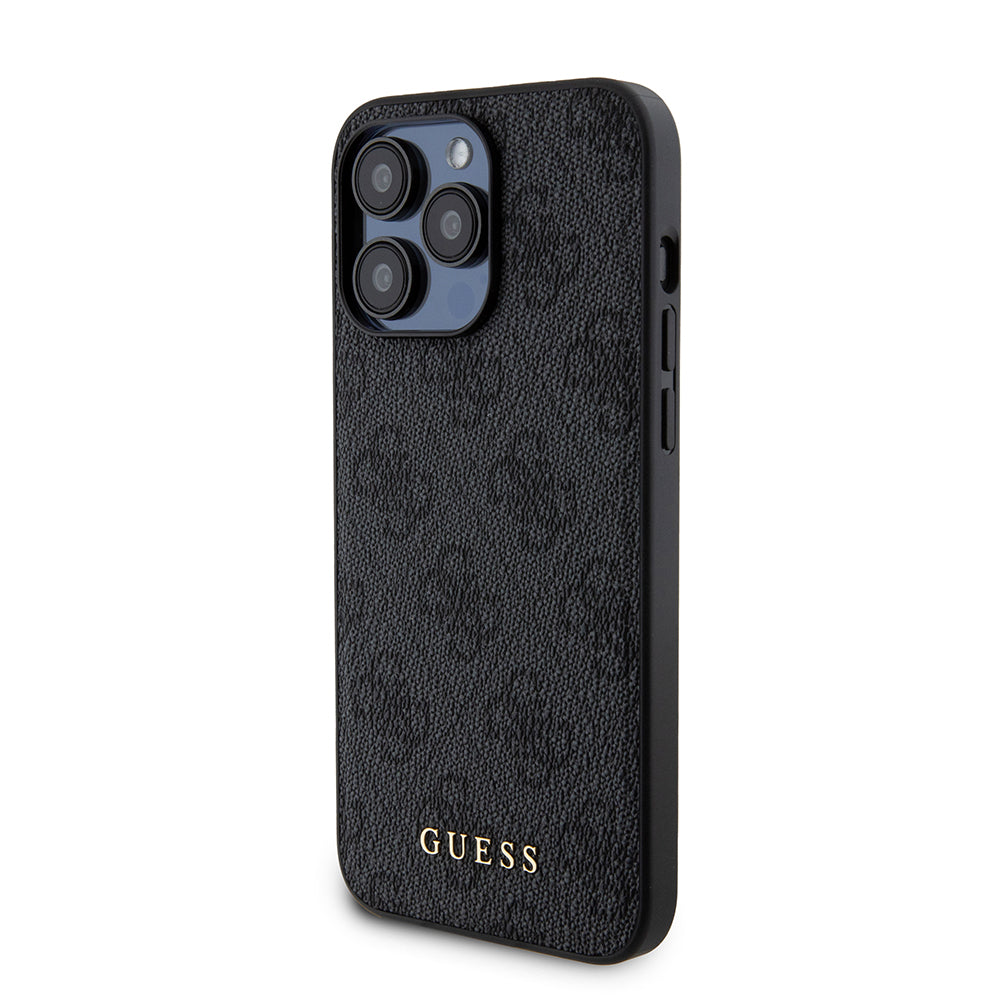 Etui MagSafe dla Apple iPhone 15 Pro Max, Guess, Powerbank 4G Metal Logo, Czarne