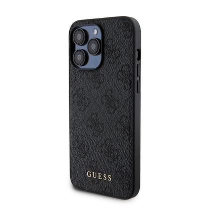 Etui MagSafe dla Apple iPhone 15 Pro Max, Guess, Powerbank 4G Metal Logo, Czarne