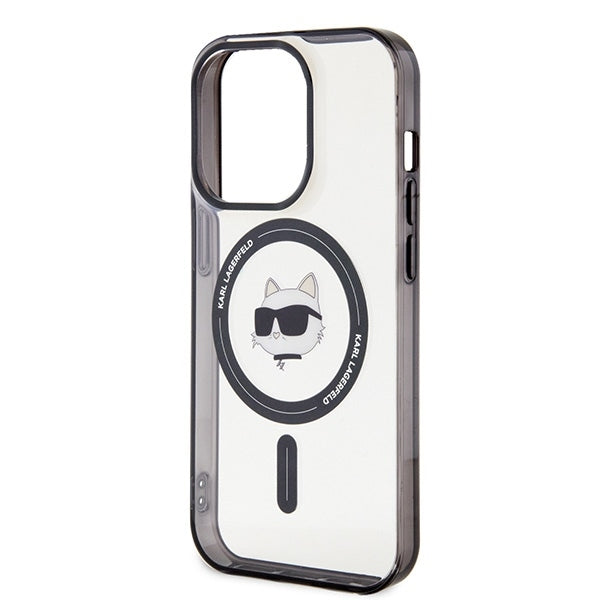 Etui MagSafe dla Apple iPhone 15 Pro Max, Karl Lagerfeld, IML Choupette's Head, Przezroczyste