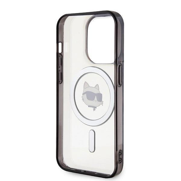Etui MagSafe dla Apple iPhone 15 Pro Max, Karl Lagerfeld, IML Choupette's Head, Przezroczyste