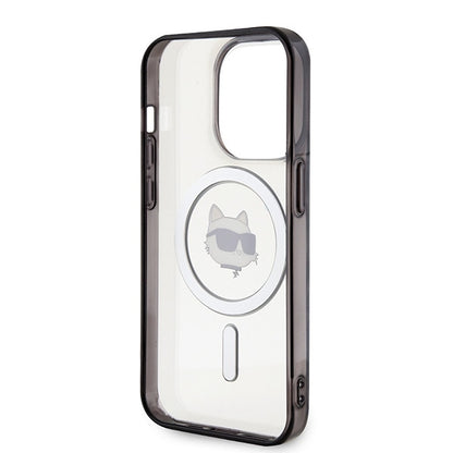 Etui MagSafe dla Apple iPhone 15 Pro Max, Karl Lagerfeld, IML Choupette's Head, Przezroczyste