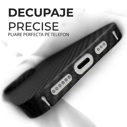 Etui MagSafe do Apple iPhone 15 Pro Max, Techsuit, Włókno aramidowe, Czarny