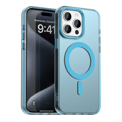 Etui MagSafe do Apple iPhone 15 Pro Max, Techsuit, CandyCase, Niebieskie