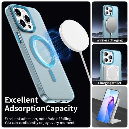 Etui MagSafe do Apple iPhone 15 Pro Max, Techsuit, CandyCase, Niebieskie