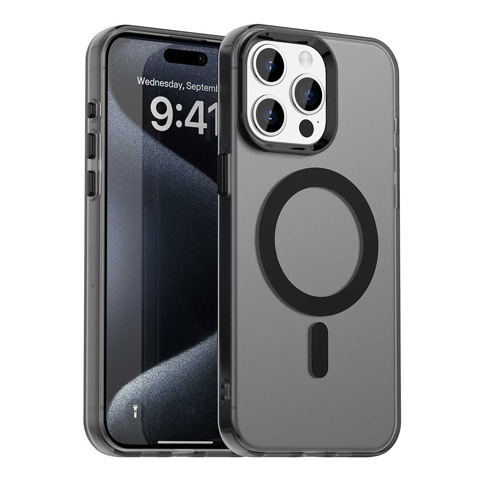 Etui MagSafe do Apple iPhone 15 Pro Max, Techsuit, CandyCase, czarne