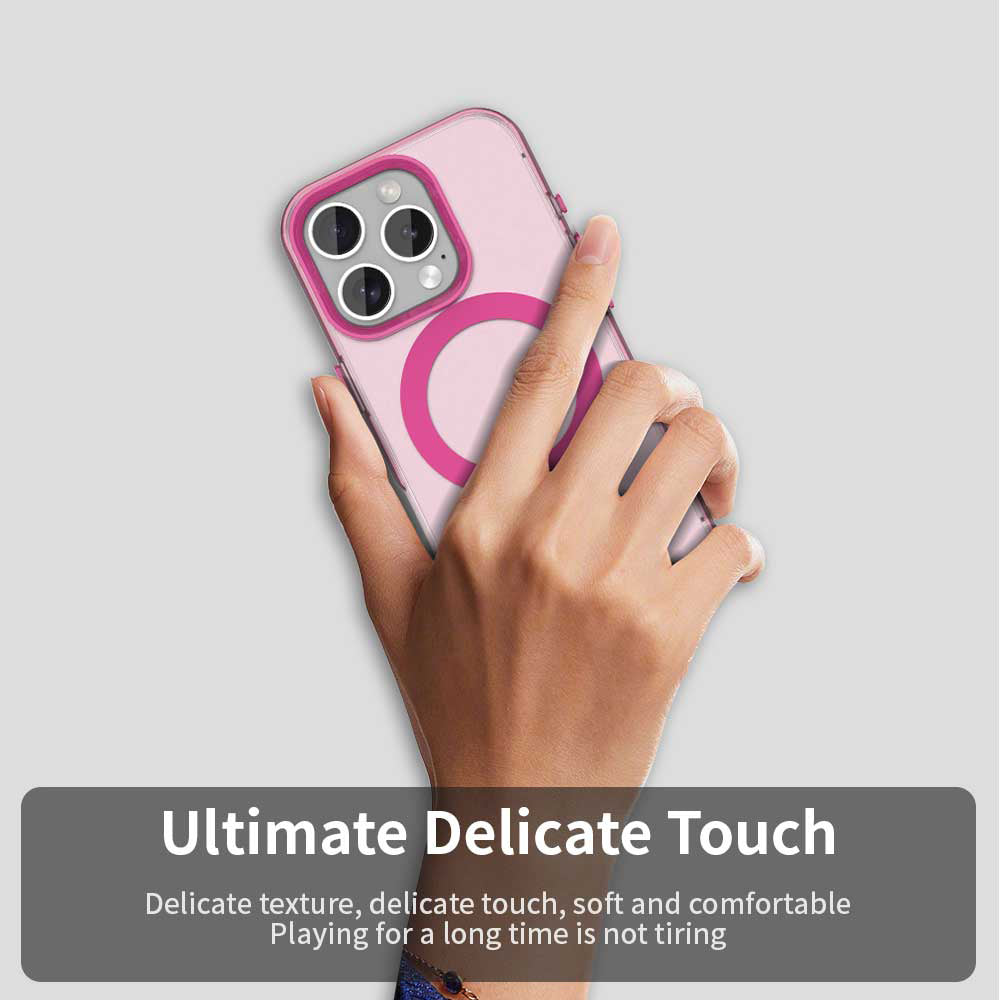 Etui MagSafe do Apple iPhone 15 Pro Max, Techsuit, CandyCase, Różowe