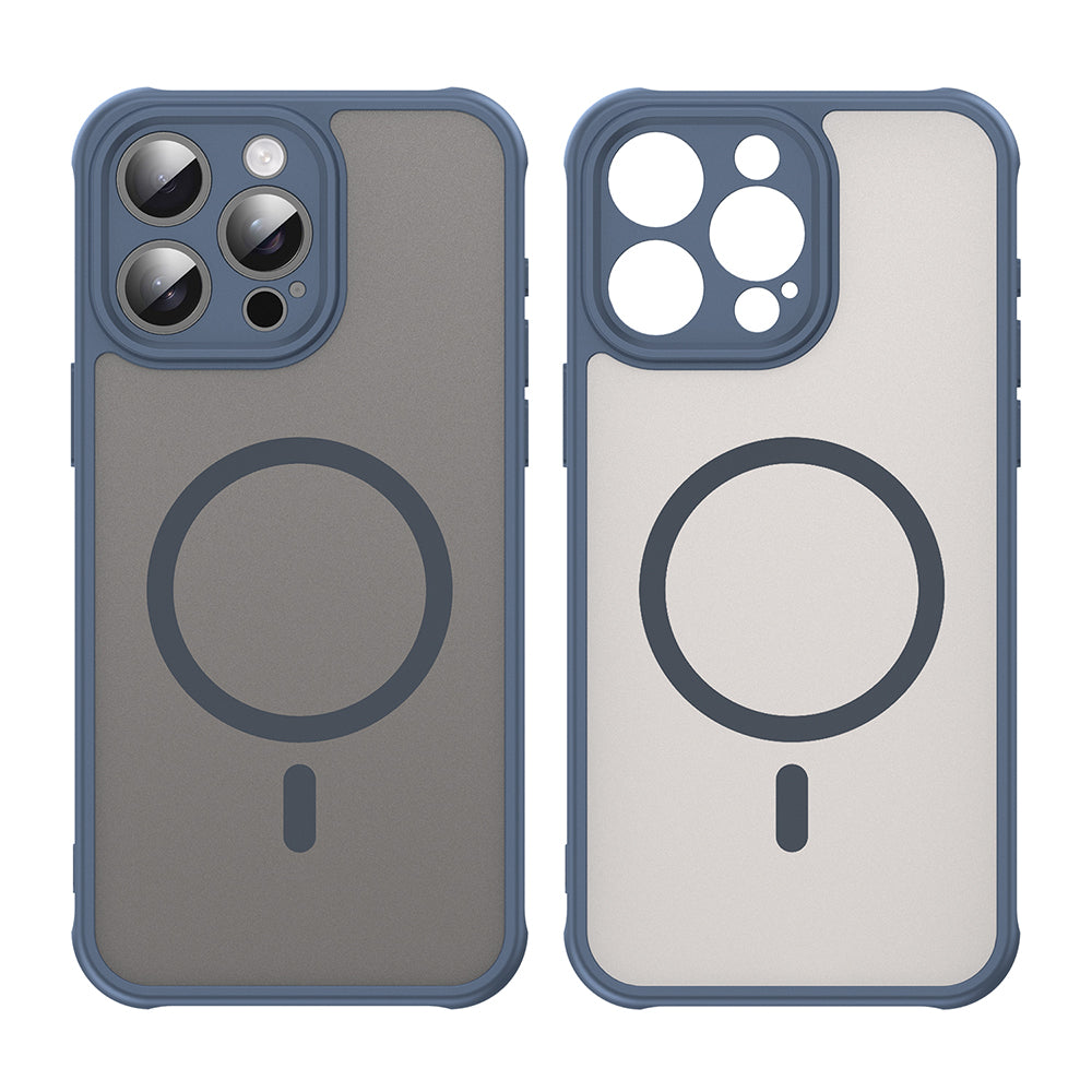 Etui MagSafe do Apple iPhone 15 Pro Max, Techsuit, HaloFrost II, Granatowy