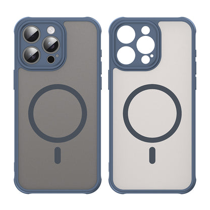 Etui MagSafe do Apple iPhone 15 Pro Max, Techsuit, HaloFrost II, Granatowy