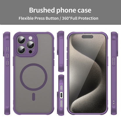Etui MagSafe do Apple iPhone 15 Pro Max, Techsuit, HaloFrost II, Fioletowy