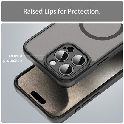 Etui MagSafe do Apple iPhone 15 Pro Max, Techsuit, HaloFrost II, czarne