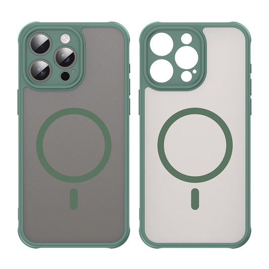 Etui MagSafe do Apple iPhone 15 Pro Max, Techsuit, HaloFrost II, Zielony