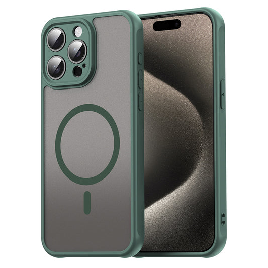Etui MagSafe do Apple iPhone 15 Pro Max, Techsuit, HaloFrost II, Zielony
