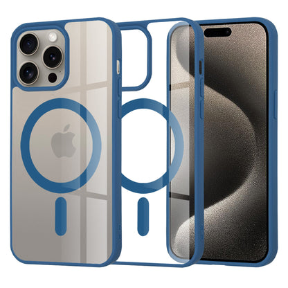 Etui MagSafe do Apple iPhone 15 Pro Max, Techsuit, Pro, Niebieskie