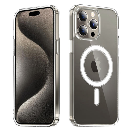 Etui MagSafe do Apple iPhone 15 Pro Max, Techsuit, Pro, Przezroczyste