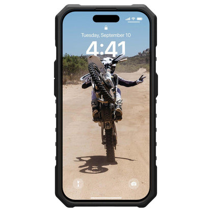 MagSafe Case for Apple iPhone 15 Pro Max, Urban Armor Gear, Pathfinder SE Geo Camo, Camouflage