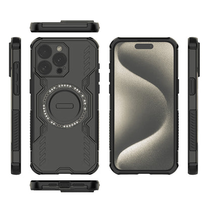 Etui MagSafe do Apple iPhone 15 Pro, Techsuit, ArmorMag, czarne
