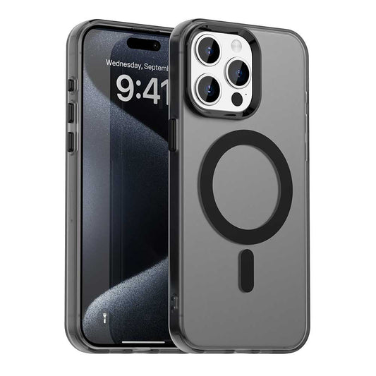 Etui MagSafe do Apple iPhone 15 Pro, Techsuit, CandyCase, Czarny