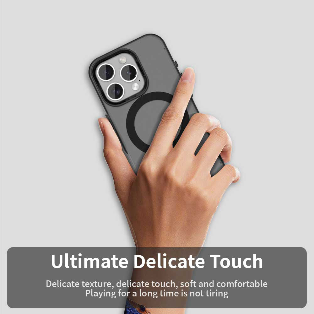 Etui MagSafe do Apple iPhone 15 Pro, Techsuit, CandyCase, Czarny