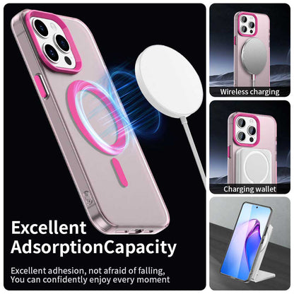 Etui MagSafe do Apple iPhone 15 Pro, Techsuit, CandyCase, Różowe