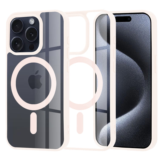Etui MagSafe do Apple iPhone 15 Pro, Techsuit, Pro, Różowe