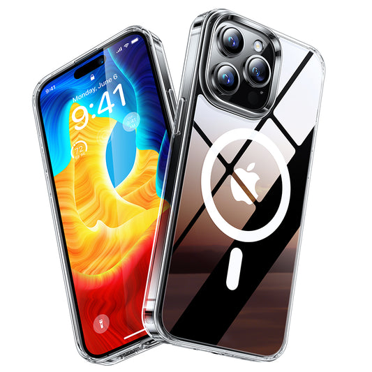 Etui MagSafe dla Apple iPhone 15 Pro, Torras, Diamond, Przezroczyste