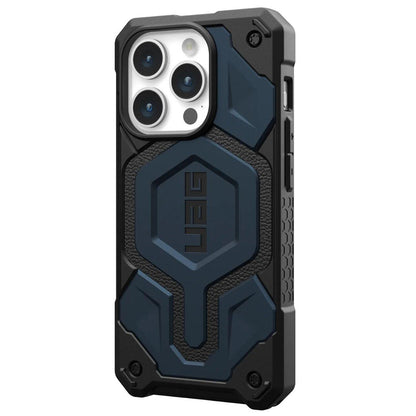 MagSafe Case for Apple iPhone 15 Pro, Urban Armor Gear, Monarch Pro, Navy Blue
