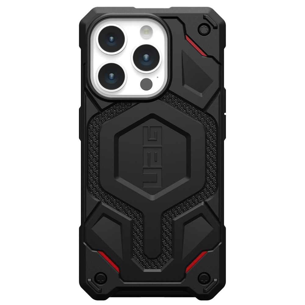 Etui MagSafe do Apple iPhone 15 Pro, Urban Armor Gear, Monarch Pro Kevlar, czarne