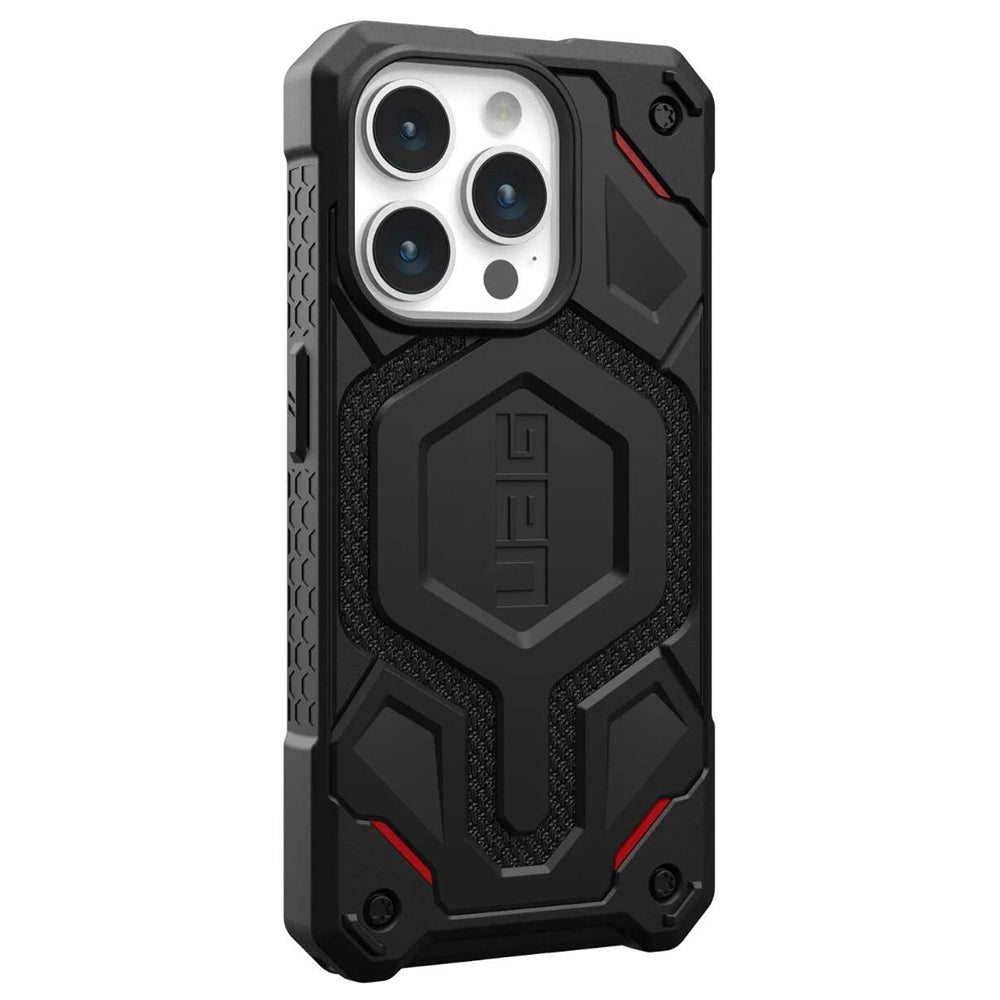 Etui MagSafe do Apple iPhone 15 Pro, Urban Armor Gear, Monarch Pro Kevlar, czarne