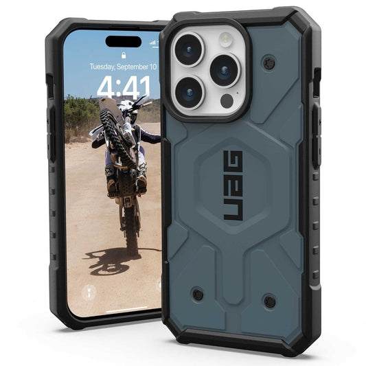 Etui MagSafe do Apple iPhone 15 Pro, Urban Armor Gear, Pathfinder, Niebieskie