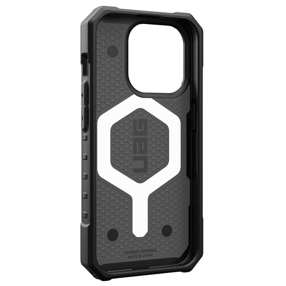 MagSafe Case for Apple iPhone 15 Pro, Urban Armor Gear, Pathfinder, Silver