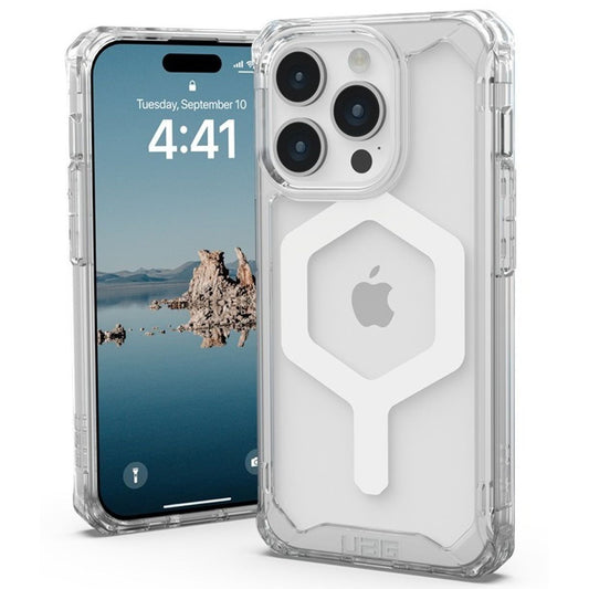 MagSafe Case for Apple iPhone 15 Pro, Urban Armor Gear, Plyo, White