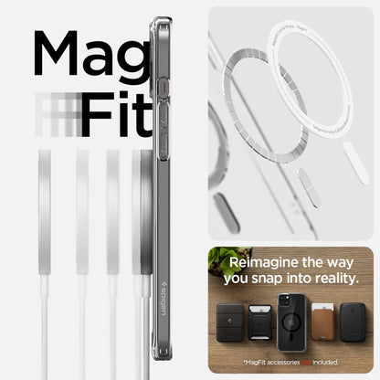 MagSafe Case for Apple iPhone 15, Spigen, Ultra Hybrid, Black ACS06803